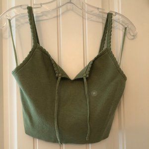 LIKE NEW L.A. HEARTS CROPPED TANK SWEATER; SIZE M